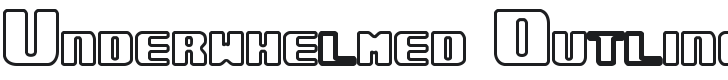 Underwhelmed Outline (BRK) Font Preview