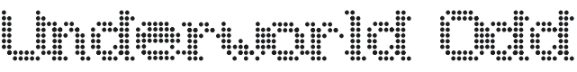 Underworld Odd Font Preview