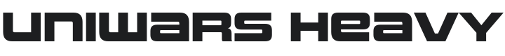 Uniwars Font Preview