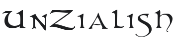 UnZialish Font Preview