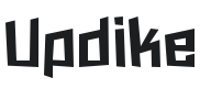 Updike Font Preview