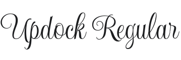 Updock Font Preview