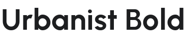 Urbanist Bold Font Preview