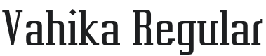 Vahika Font Preview