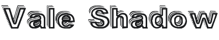 Vale Shadow Font Preview