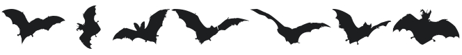Vampyr Bats Font Preview