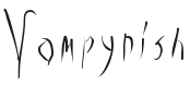 Vampyrish Font Preview
