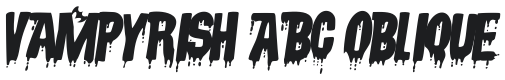 Vampyrish ABC Font Preview