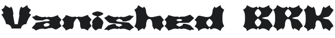 Vanished Font Preview