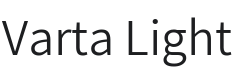Varta Light Font Preview