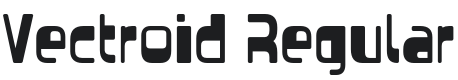 Vectroid Font Preview