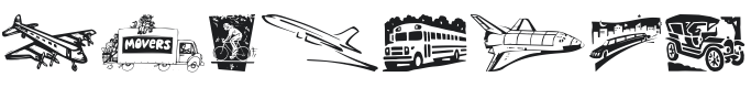 Vehicular Font Preview