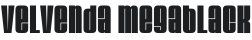 Velvenda Megablack-Regular Font Preview