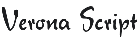 Verona Script Font Preview