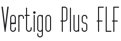 Vertigo Plus FLF Font Preview