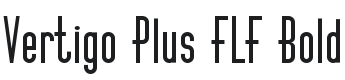 Vertigo Plus FLF Bold Font Preview