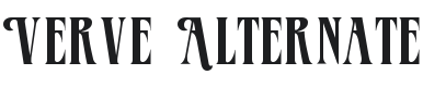 Verve Alternate Font Preview