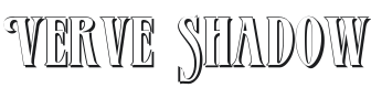 Verve Shadow Font Preview
