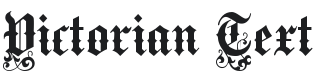 VictorianText Font Preview