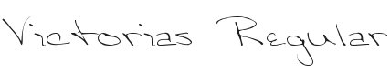 Victorias Font Preview