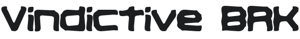 Vindictive Font Preview
