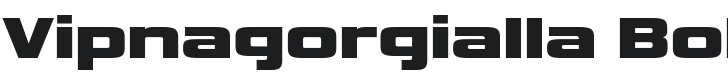 Vipnagorgialla Bold Font Preview