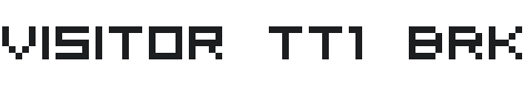Visitor Font Preview