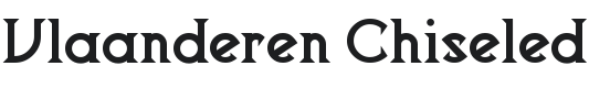 Vlaanderen Font Preview