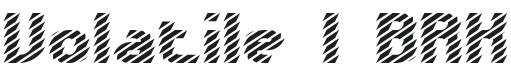 Volatile Font Preview