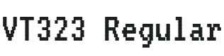 VT323 Font Preview