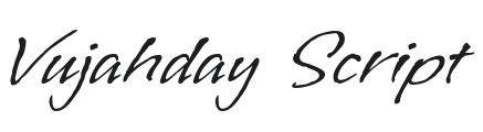 Vujahday Script Font Preview
