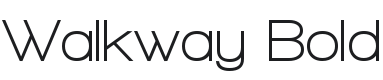 Walkway Bold Font Preview