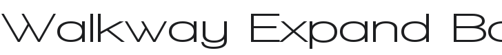 Walkway Expand Bold Font Preview