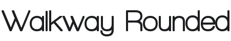 Walkway Rounded Font Preview