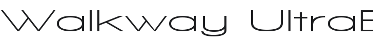 Walkway UltraExpand Bold Font Preview