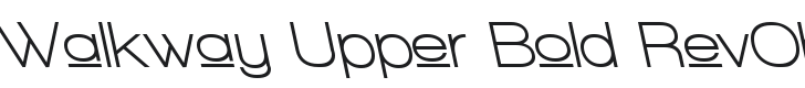 Walkway Upper Bold RevOblique Font Preview