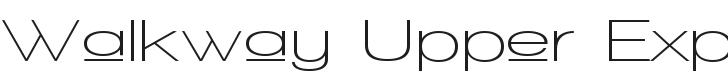 Walkway Upper Expand Semi Font Preview