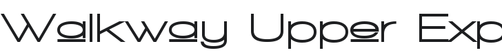 Walkway Upper Expand Ultra Font Preview
