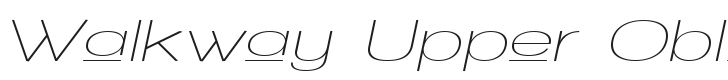 Walkway Upper Oblique Expand Font Preview