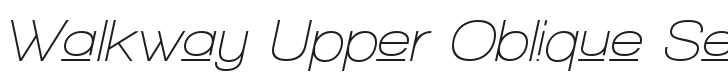 Walkway Upper Oblique SemiBold Font Preview