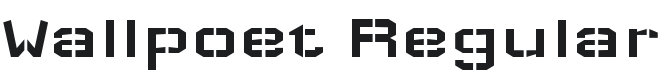 Wallpoet Font Preview