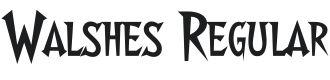 Walshes Font Preview