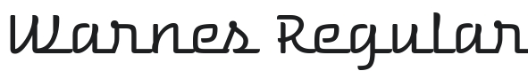 Warnes Font Preview