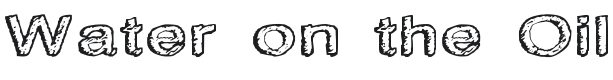 Water on the Oil Font Preview