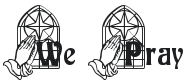 We Pray Font Preview