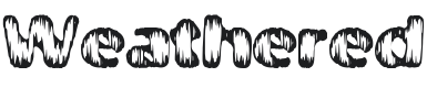 Weathered Font Preview