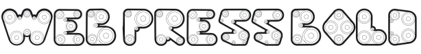Web Press Bold Font Preview