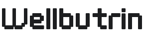 Wellbutrin Font Preview