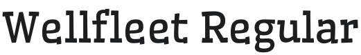 Wellfleet Font Preview