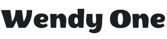 Wendy One Font Preview